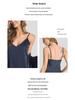 Satin Fauxseide Tiefes V Damen Camisole Nachthemd - Sexy Dessous & Modische Nachtwäsche für Frühling/Sommer