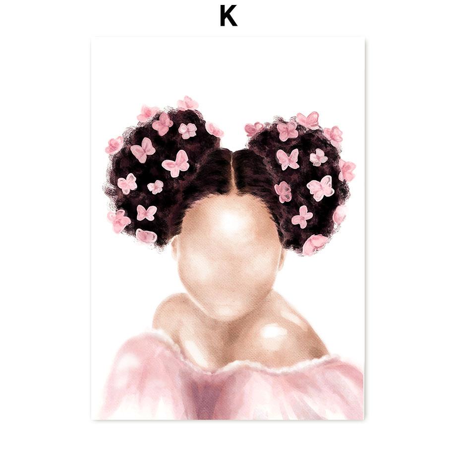 Unicorn Ballet Girl Princess Rainbow Flower Wall Art Canvas Painting Nordic Posters And Prints Wall Pictures For Kids Room Decor