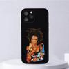 Singer Lauryn Hill Phone Case For iPhone 15,14,13,12,11,Plus,Pro Max,XS,X,XR,SE,Mini,8,7 Soft Silicone Black Cover