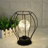 Creative Retro Style Table Lamp Copper Wire lantern Funnel Diamond modeling Bedside Lamp Home Table Decor Maison