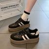 Sports and Leisure Board Shoes Platform-soled Versatile Little White German Training Shoes 2025 New Popular Spring and Summer Forrest Gump Shoes Wome