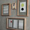CAN-04 Horizontal Photo Frame, Holds 3 Postcards, Glass Floating Frame, NS Magnet #57923