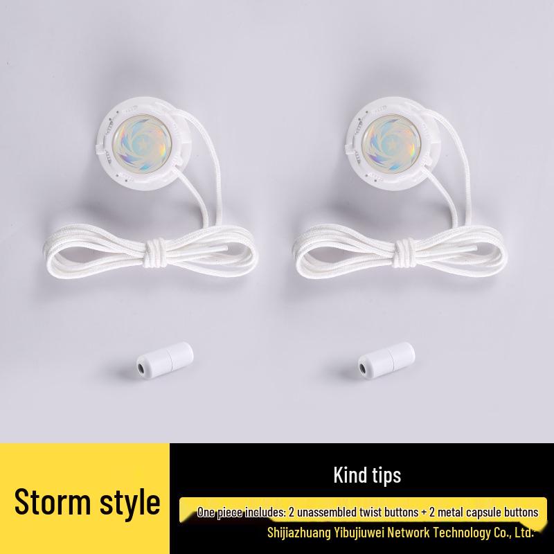 Rotating No-Tie Shoe Laces: Black & White Sports Shoe Buckle Fixer