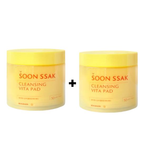 BEAUDIANI Sunsak Cleansing Vita Pad – Brightening One-Step Cleanser 50 Pads (140ml)