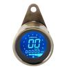 Universal Motorcycle LCD Backlight Speedometer Odometer Tachometer Meter Gauge(Yellow Copper)