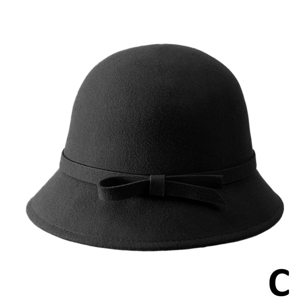 New Winter Autumn Women's Bucket French Retro Top Hat British Style Protection Faux Fur Elegant  Thermal Fisherman Cap