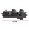 Black Window Control Button Assembly for Driver Door Replacement Work, Left Door Position and Part Number Reference 8482033230 8482012491 for