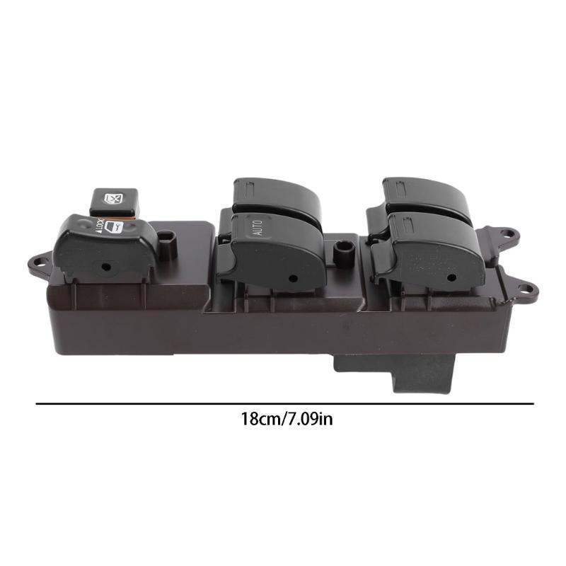 Black Window Control Button Assembly for Driver Door Replacement Work, Left Door Position and Part Number Reference 8482033230 8482012491 for