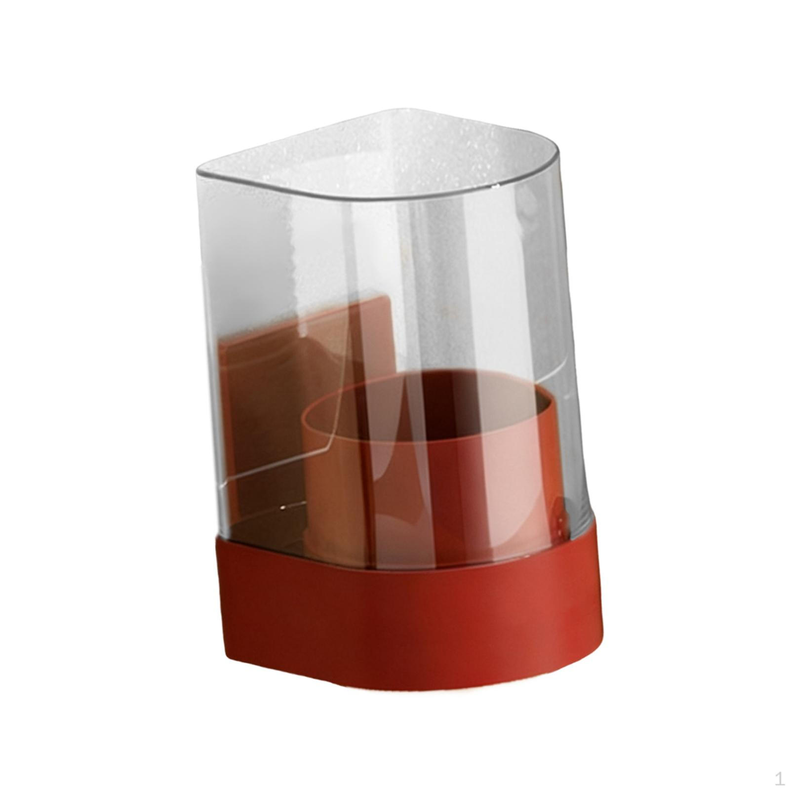 

Cup Dispenser ,Paper Cups Stand ,Wall Hanging Storage Rack, Rinsing Organizer for School красный