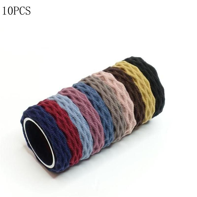 10/20/Set Korean Basic Elastic Hair Bands For Women High Elastic HairBand Hair Rope Headwear Headdress Hair Accessories
