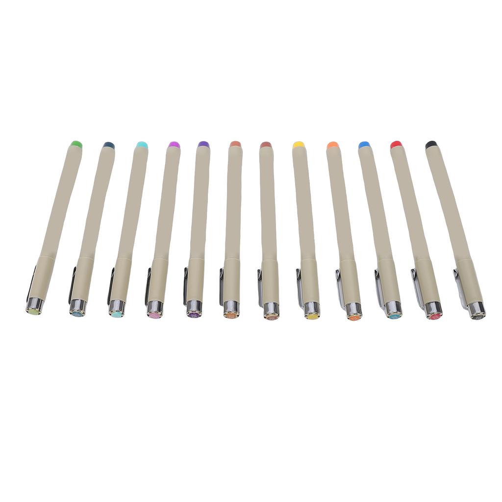 12 Pcs Fineliner Pen Colorful Water Proof Drawing Art Pens for Artists Sketching Comic Calligraphy