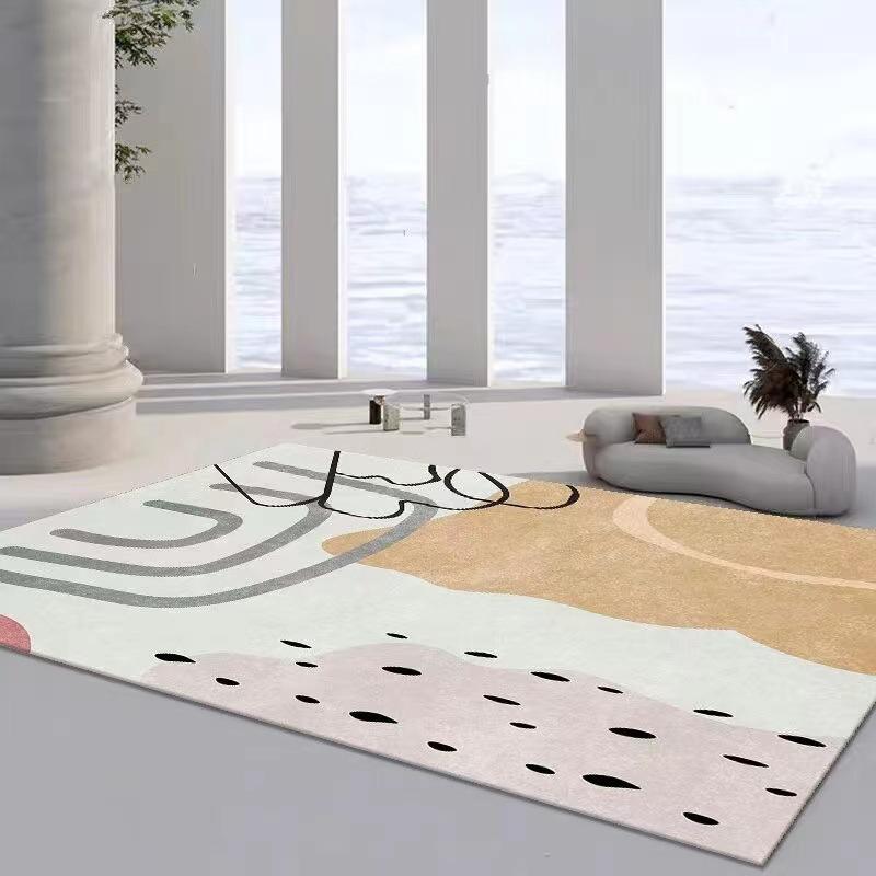 Supply Crystal Velvet Carpet, Living Room Sand And Coffee Table Carpet, Light Luxury Household Large Area Full Floor Mat