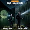 3000LM Led Flashlight Outdoor Zoom Rechargeable Waterproof Flashlights Strong Light Focused Light Source Can Light a Flame