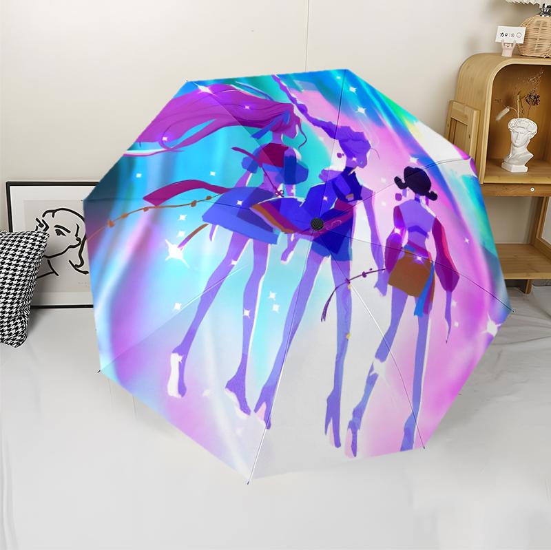 Huntrix (33) Parapluie cadre robuste adapté aux activités de plein air voyage à la plage cadeau idéal pour toutes les saisons