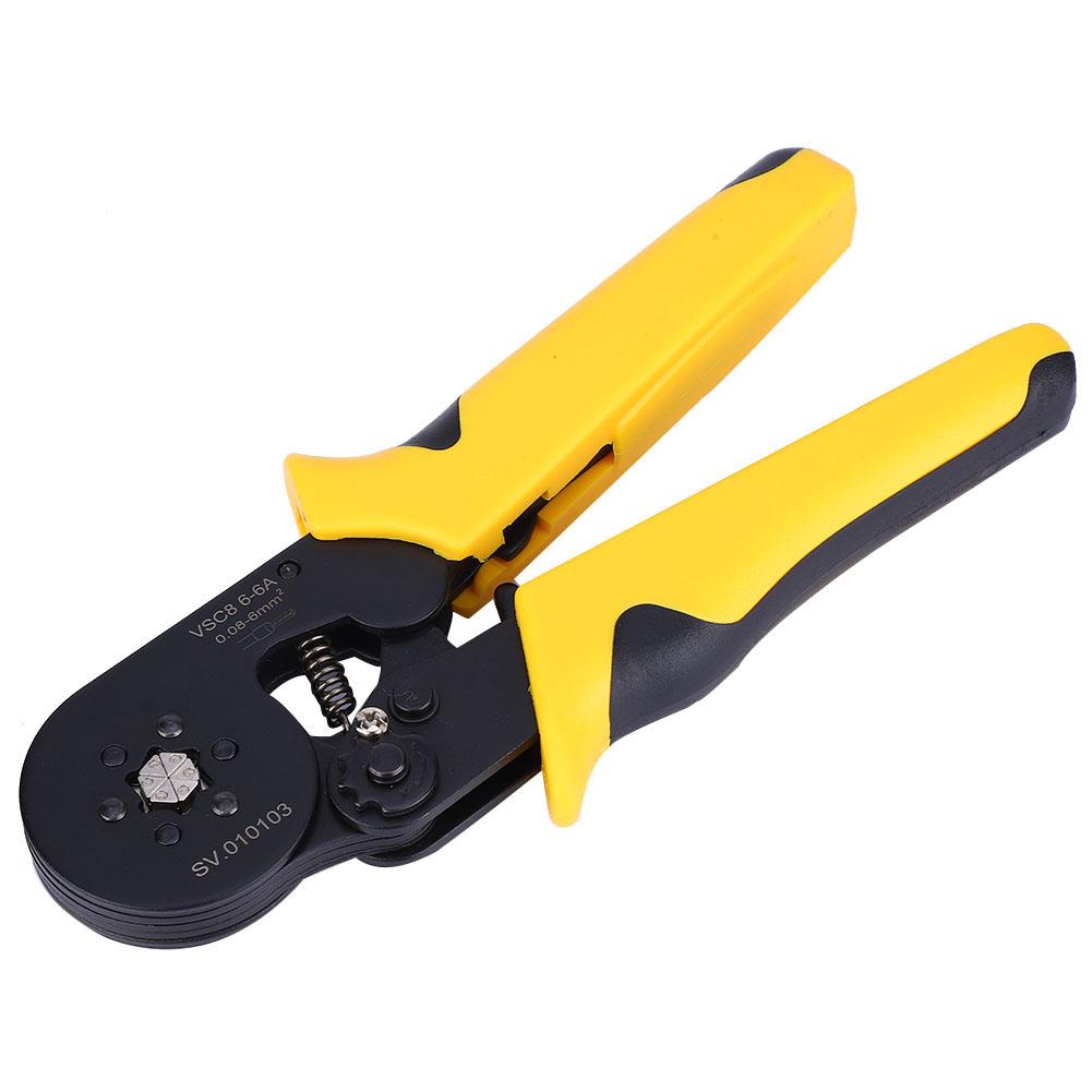 Crimp Pliers Carbon Steel Plate High Accuracy Terminals Crimping Hand Tool 0.08 6mm AWG26 10
