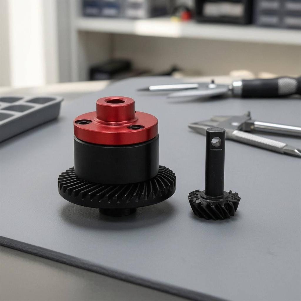 Spiral Bevel Gear Assembly Hardened Steel Tooth Profiles with