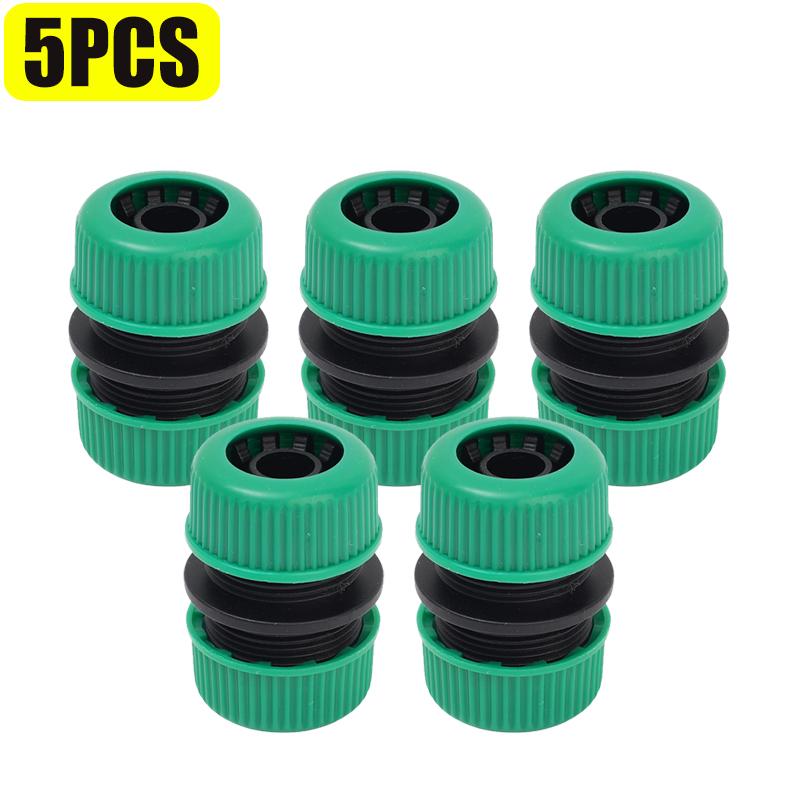 10/1pcs Garden Water Hose Connectors Quick Connect Joint Watering Pipe Fitting Drip Irrigation Tubing Connector Extender Coupler