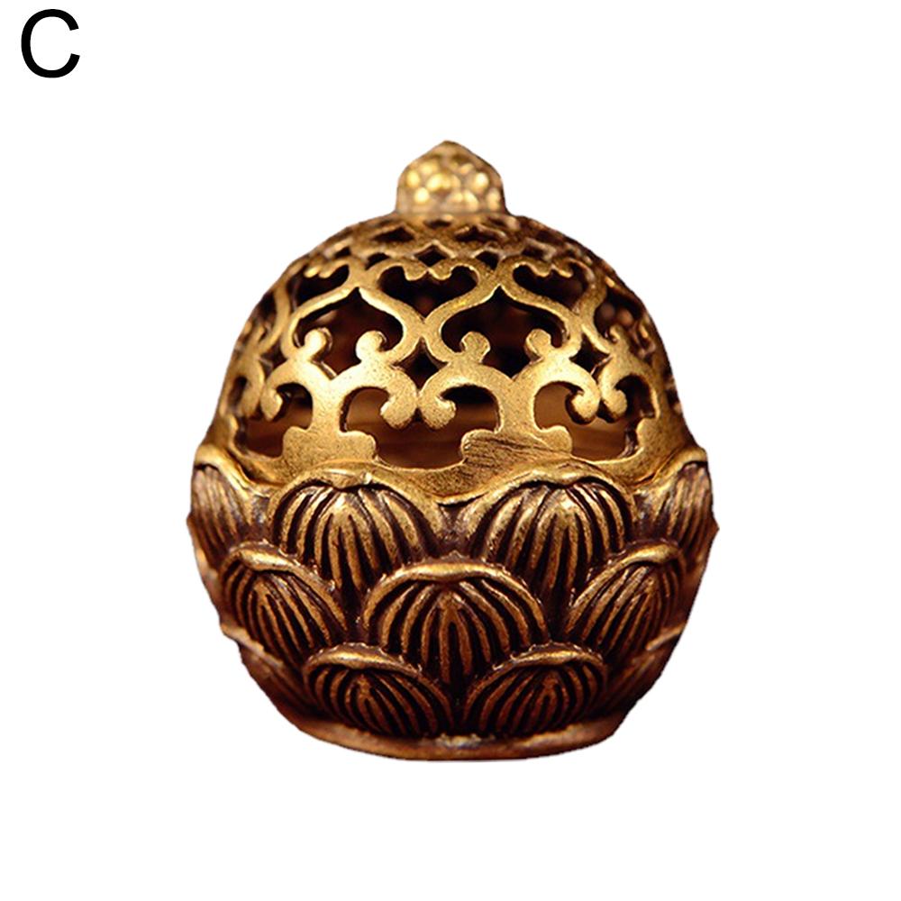 Мини буддийская утварь Благовонная курильница Лотос Благовонная курильница Архаичная сандаловая шкатулка Предметы интерьера Домашний офис Декорация