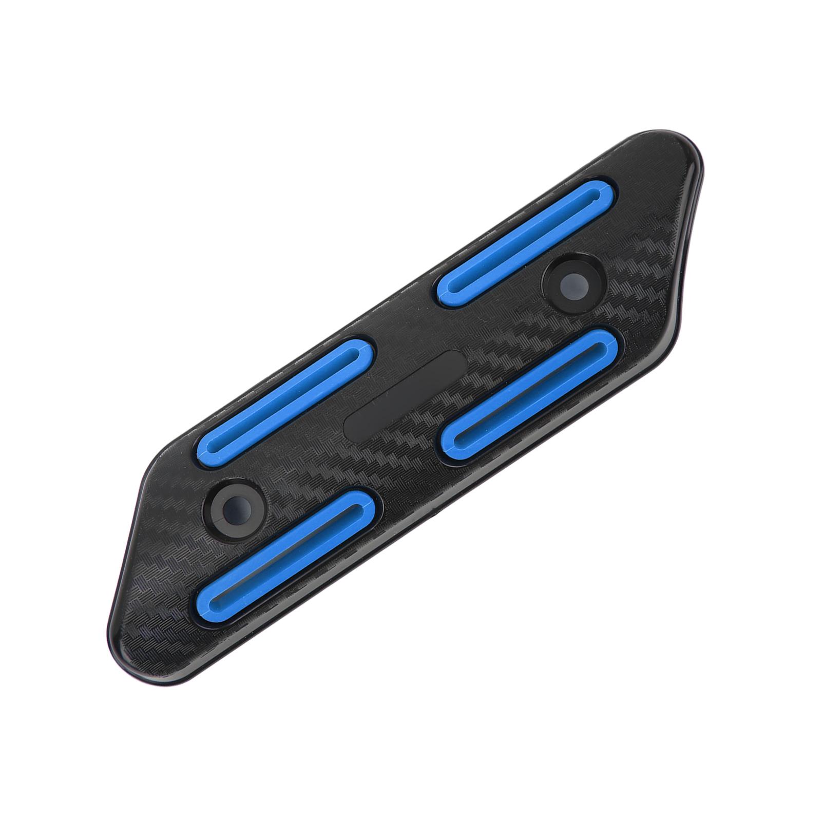 

Exhaust Pipe Heat Shield Universal for 27 to 51mm Pipe Motorcycles ATVs Mountain Bikes Scooters Blue синий