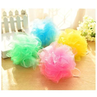Färgglad Badboll Färgglad Badsvamp Badhandduk Ryggskrubb Badblomma Bubbla Bubbla Nät Badboll Toalettartiklar