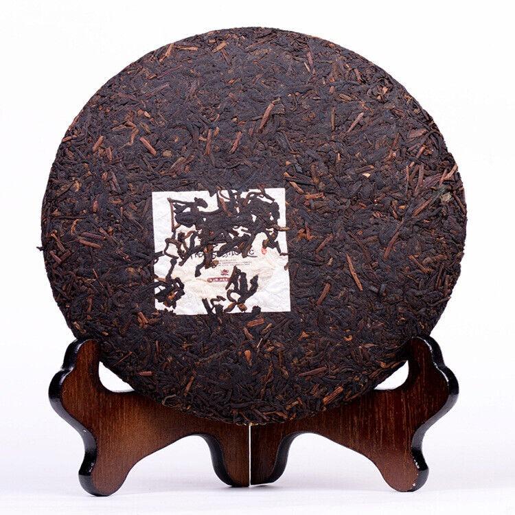 Menghai Glutinous Rice Fragrant Qizi Ripe Pu'er Tea Cooked Tea Cake 357g