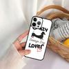 Sausage Dog Dachshund Art Phone Case For iPhone 17 Air 16 15 14 11 12 13 Pro  MAX Plus Coque Cover Shell