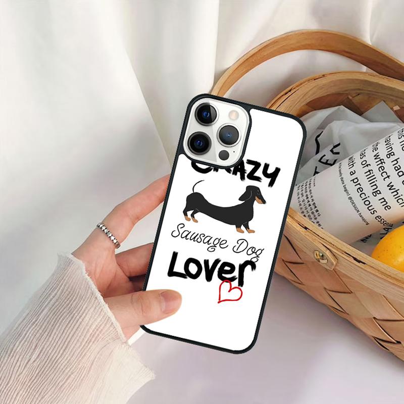 Sausage Dog Dachshund Art Phone Case For iPhone 17 Air 16 15 14 11 12 13 Pro MAX Plus Coque Cover Shell