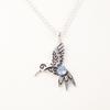 Rare Tanzanite Gemstone 925 Sterling Silver Jewelry Pendant1.8" Anniversary Gift CP-20-14