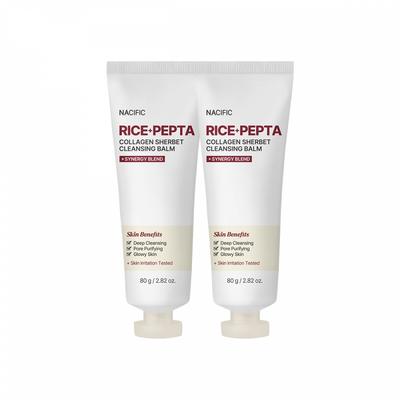 Nacific Rice Pepta Collagen Sherbet Cleansing Balm 80x2