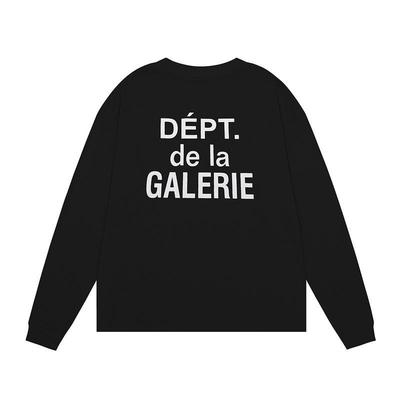 Sweat à capuche unisexe en coton Crossborder GALLERY - Impression tendance américaine DEPT, Coupe ample, Col rond, Manches longues
