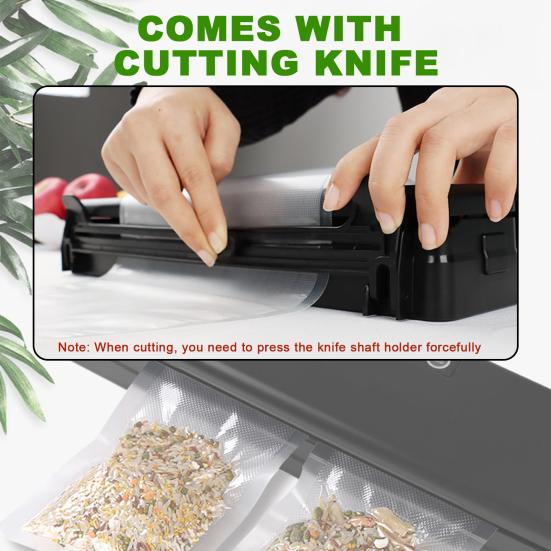 Vacuum Sealer Compact Automatic Dry Moist Modes Sealing Packing Machine Food Preservation
