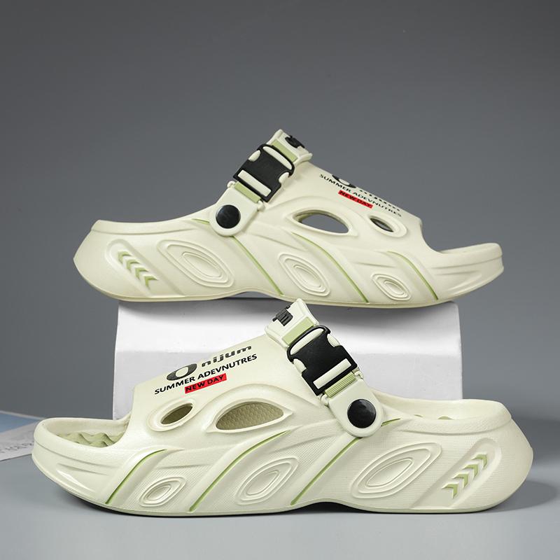 Pantoufles de massage d'été pour hommes, sandales d'intérieur et d'extérieur, sandales de plage confortables et souples, sabots, chaussures décontractées pour hommes et femmes, pantoufles de maison