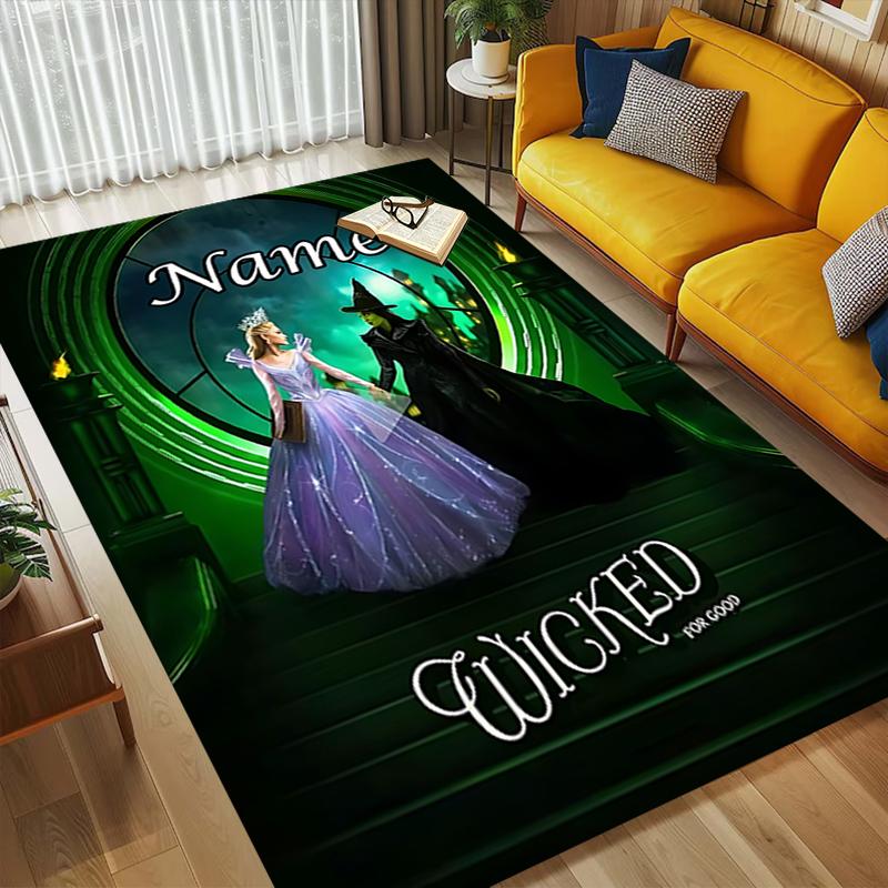 Personalized Name Light Shadow Living Room Non-Slip Area Rug Soft Carpet for Bedroom Playroom Sofa Office Home Decor Doormat