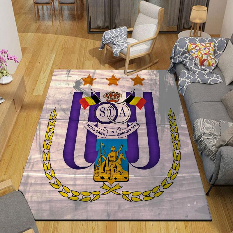Anderlecht Home Sofa Decoration for Living Room & Bedroom, Non‑Slip Play Flannel Floor Mat for Game Room
