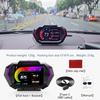 Car OBD Head Up Display HUD Speedometer Water Temp Fuel Consumption Slope Meter