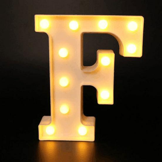 LED Letter & Shape Lights, Neon Lights, Romantic Proposal Decorations