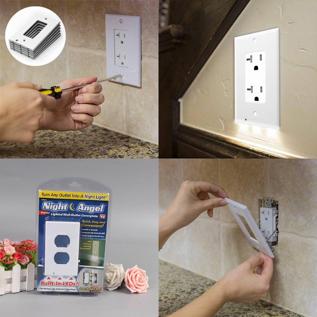 Modernes geometrisches kleines Nachtlicht mit Berührungssensor für Heim-Schlafzimmer-Dekor