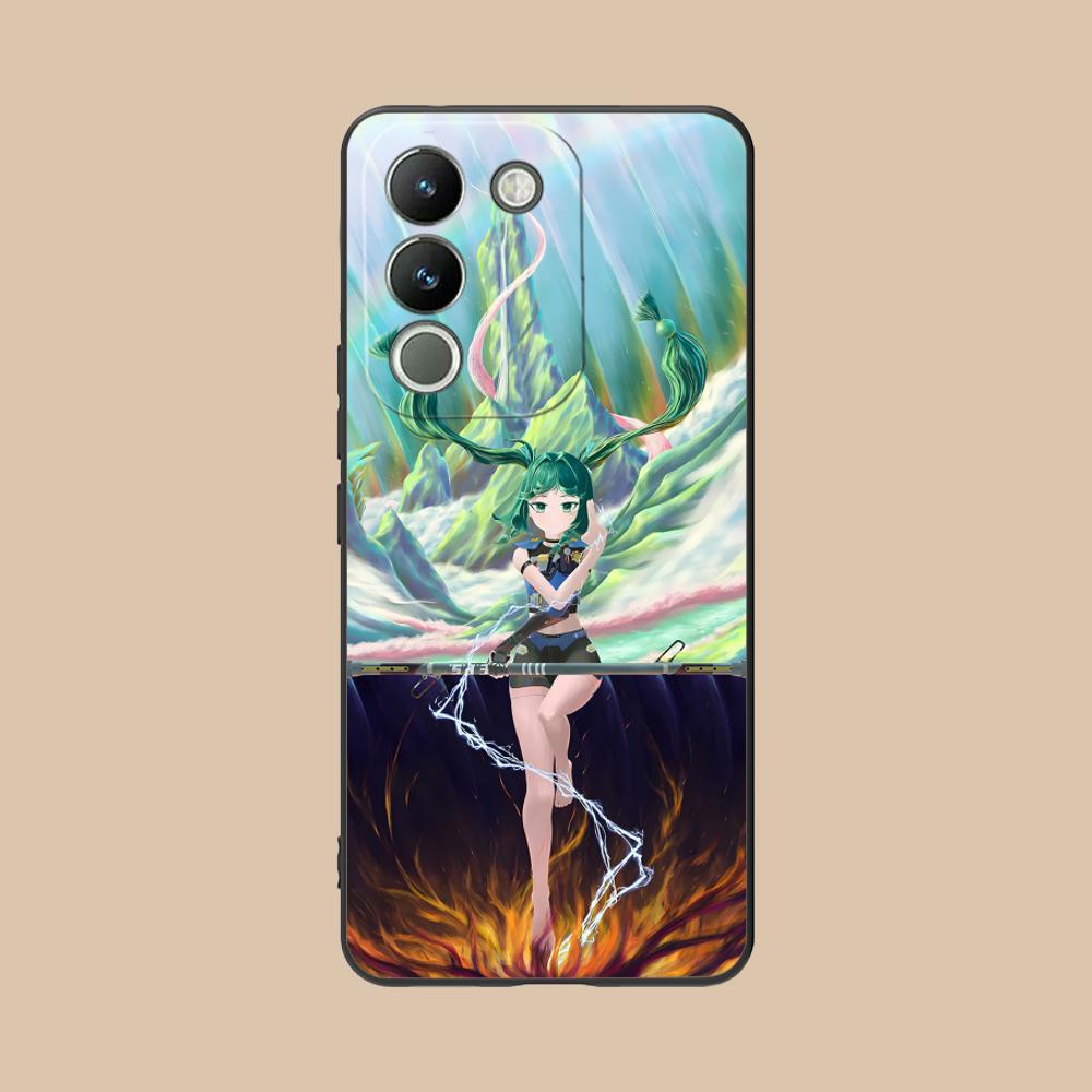 

Zenless Zone Zero QingYi Phone Case for VIVO Y77 76 75 74 73 72 58 56 55 51 50 38 36 Y19 Y18 Y03 Y01 5G Colorful Printing Cover vivo Y77