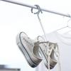 Windproof Hanging Shoe Rack For Balcony Adjustable Rotating Plastic Hanger