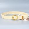 Chic Women's Woven Elastic Band Belt - Stylish PP Straw Waist Seal Accessory