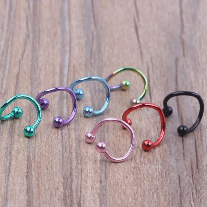 Edelstahl Körperpiercing Schmuck: Nasenring, Nasenstecker, Lippenstecker, Zungenstecker, Ohrring, Bauchnabelring