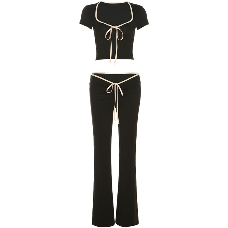 

Weird Puss Fashion Wind Street Bows Black S