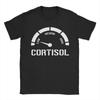 Niedriger Cortisolspiegel v Meme T-Shirt Sommer Baumwoll-T-Shirts Für Unisex Hip Hop Lässiges T-Shirt Kurzarm Lustige Kleidung