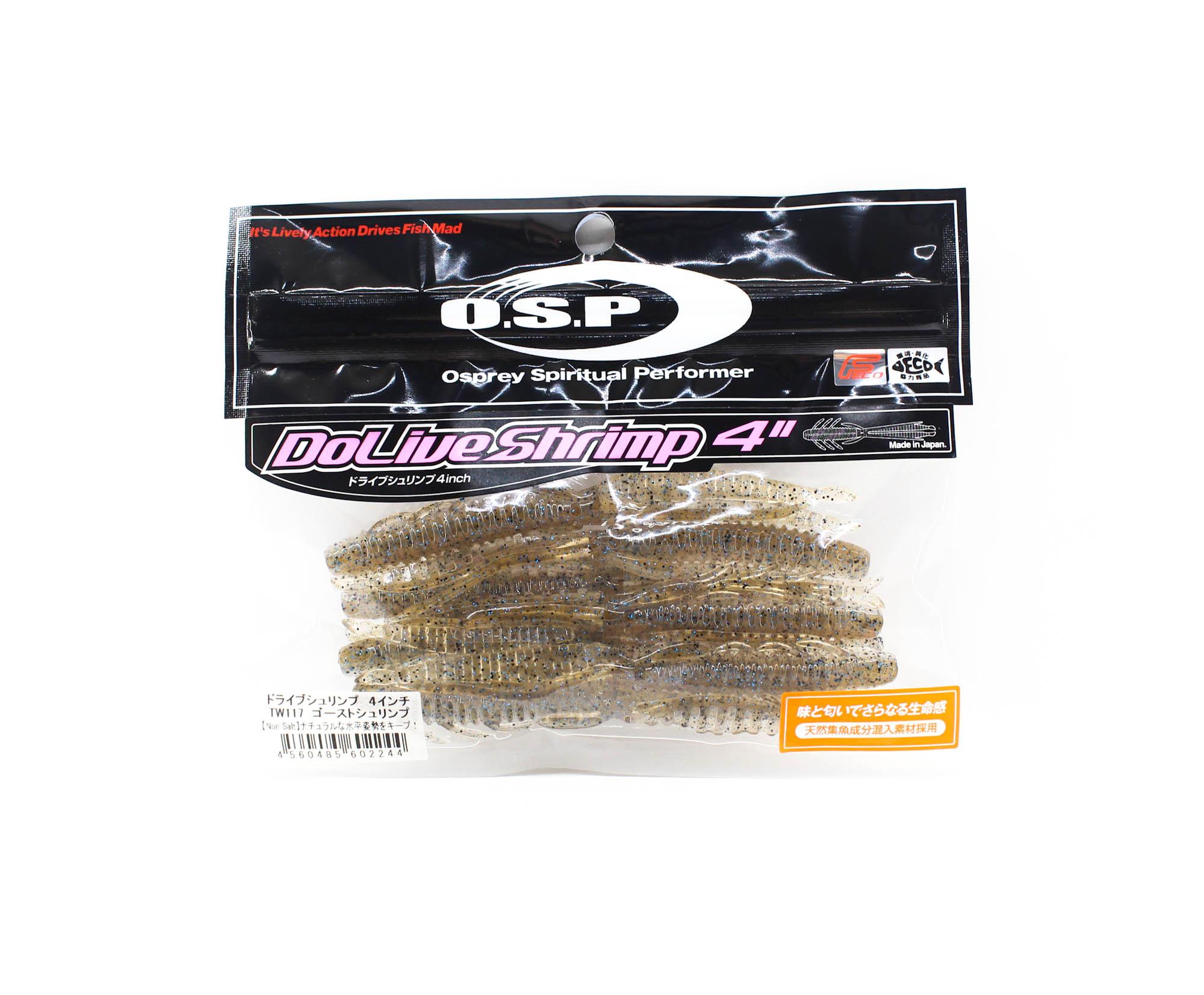 

Мягкая приманка OSP Dolive для креветок 4 дюйма TW117 (2244)