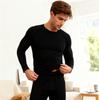 Men's Thermal Underwear Set Wool Lined Thermal Trousers Winter Sportswear Seamless Training Running Tights Set