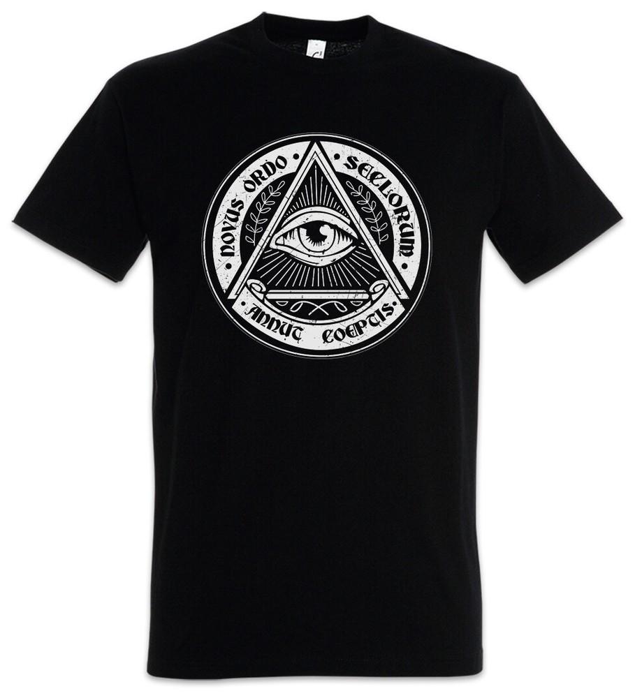 Illuminati Eye Men's T-Shirt Illuminati Masonic Society Eye Lodge Lodge