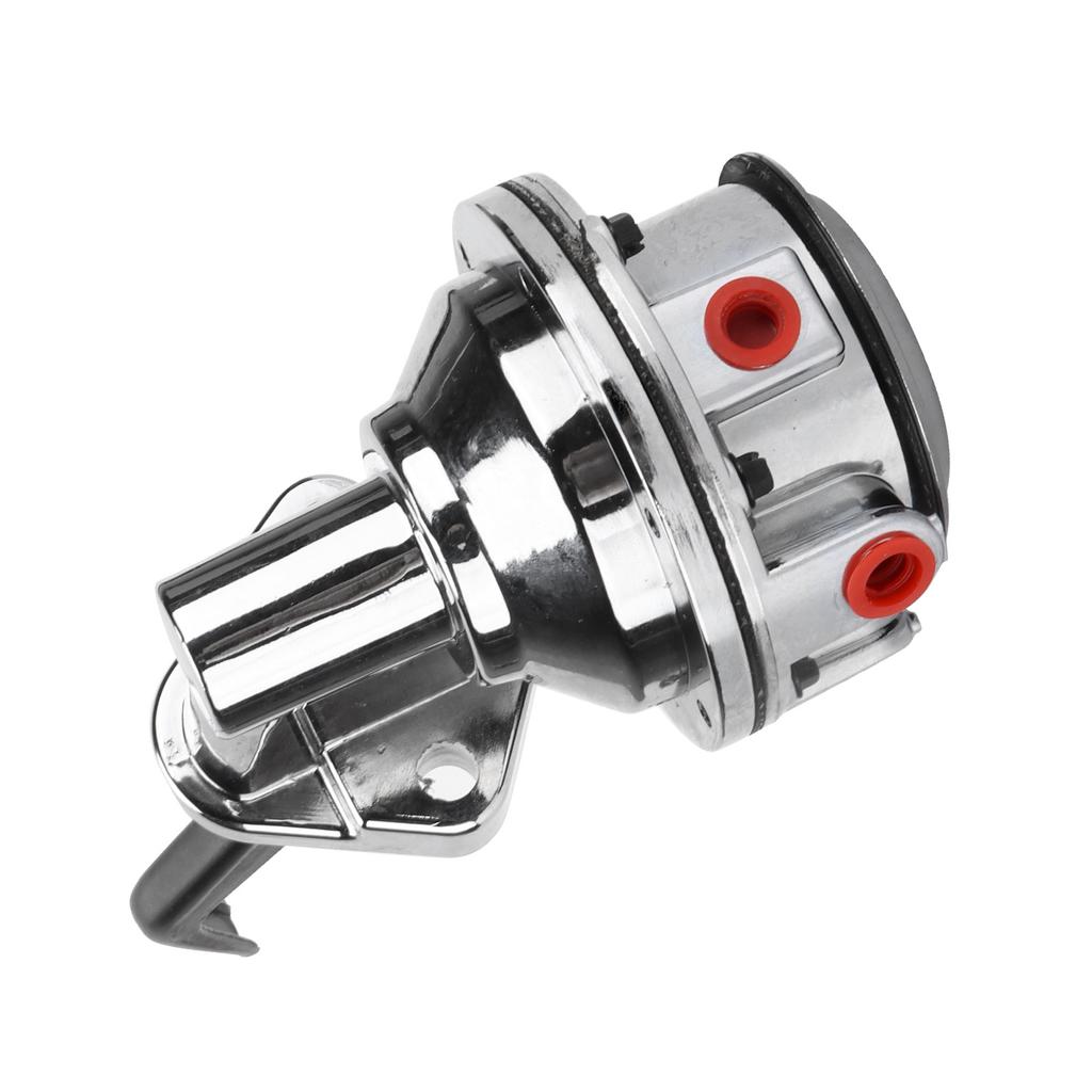 Mechanical Fuel Pump Double Valve Chrome Plated Replacement for FORD SMALL BLOCK WINDSOR V8 221‑351