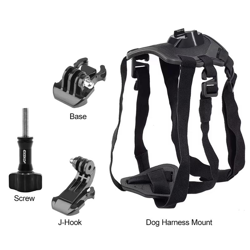Postroj pro psa pro GoPro Hero 13 12 11 10 9 Měkký nastavitelný pro malé střední a velké psy pro kameru DJI Osmo Insta360