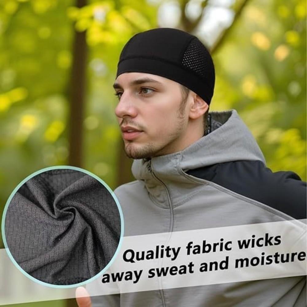Cappellino Sottocasco in Rete Sottile per Ciclismo Protezione Solare Cappellino Estivo per Ciclismo Berretto Casual Teschio