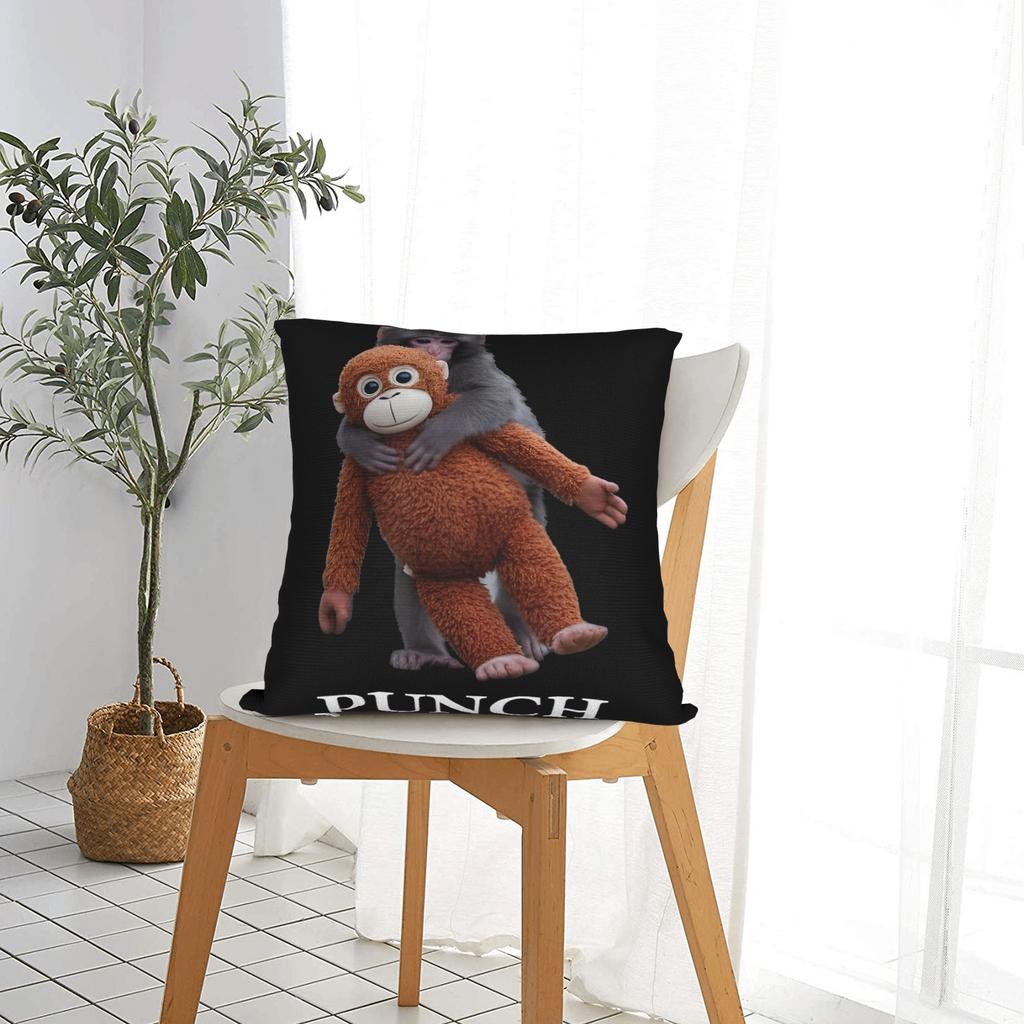 Cute Punch Baby Monkey Pillowcases Novelty Pillow Case For Wedding Party Home Decor Comfy Pillow Cover